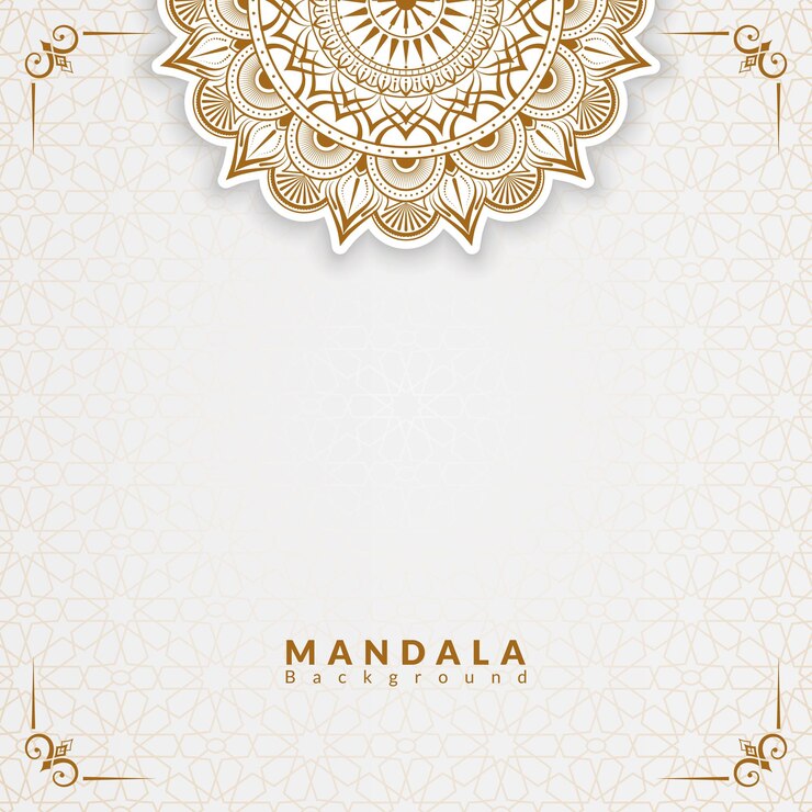 Vecteur bannière de fond islamique isra miraj nabi muhammad ramadan eid avec mandala de luxe