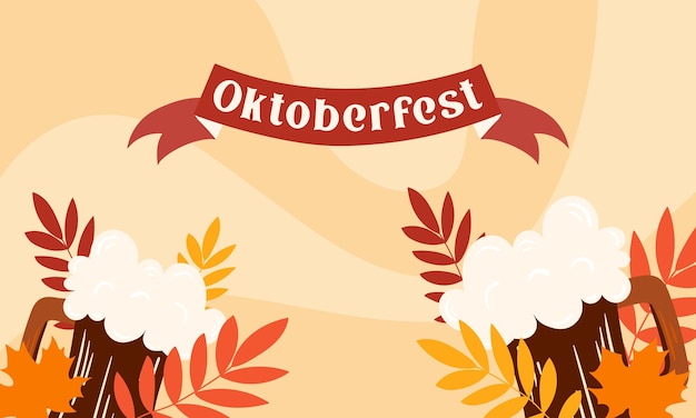 Bannière de fond Oktoberfest