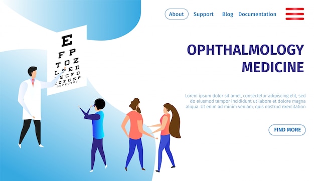 Bannière Horizontale Sur La Médecine Ophtalmologique. Soin Des Yeux