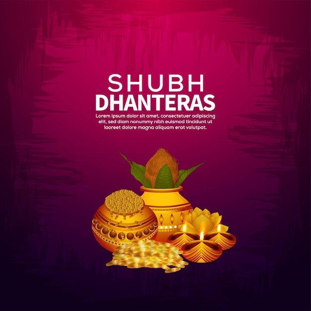 Bannière de joyeux diwali