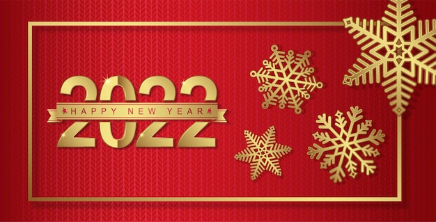 Bannière joyeux noël et bonne année 2022