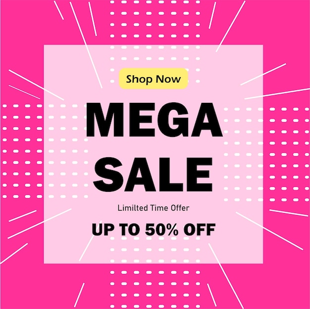 Bannière Mega Sale