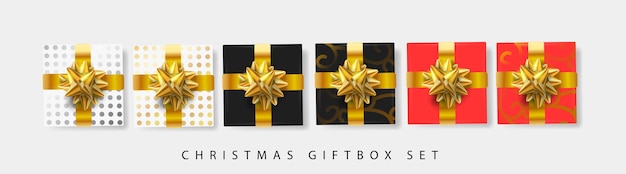 Bannière De Noël Gifbox