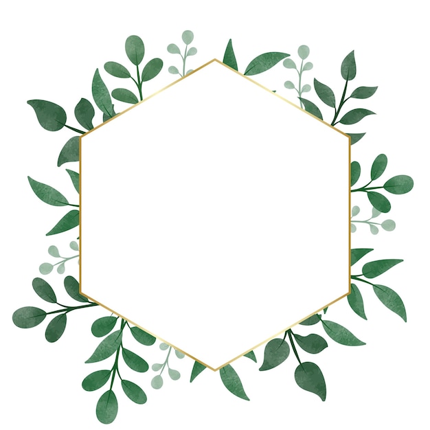 Bannière de plantes aquarelles 5