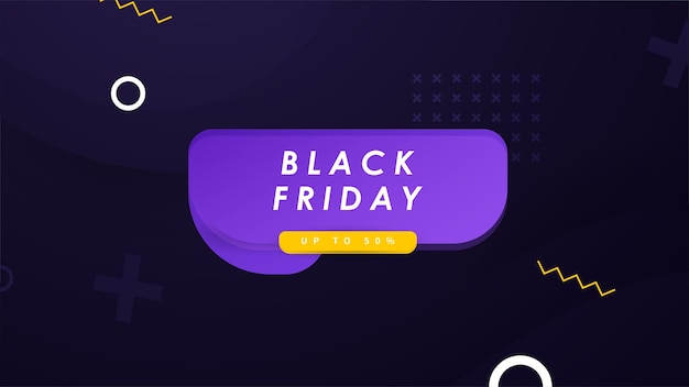 Bannière De Promotion De Vente Black Friday