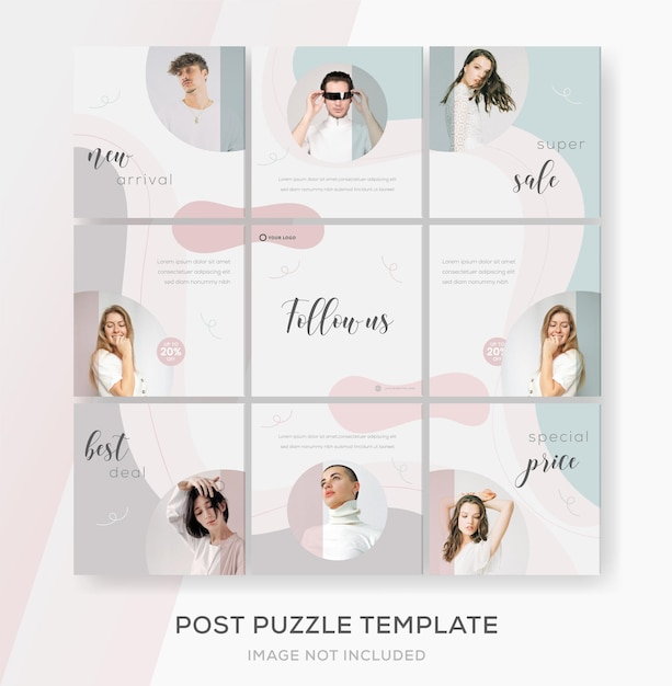 Bannière Puzzle Feed Instagram Vente