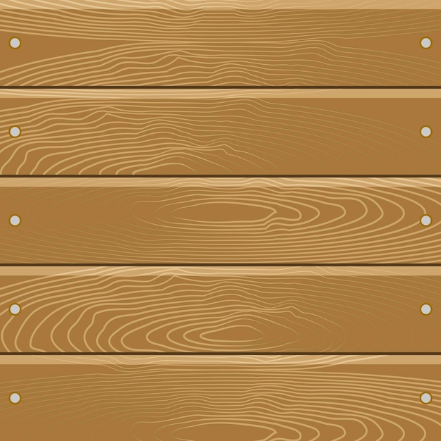 Vecteur bannière de texture en bois