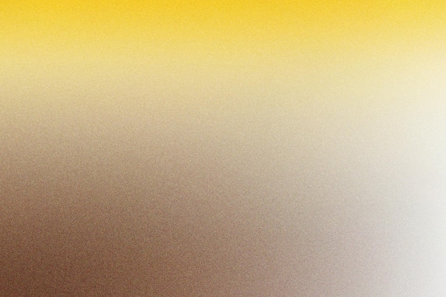 Bannière à texture graineuse de couleur brun blanc jaune chaud
