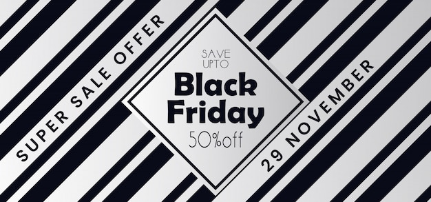 Bannière Vector Black Friday