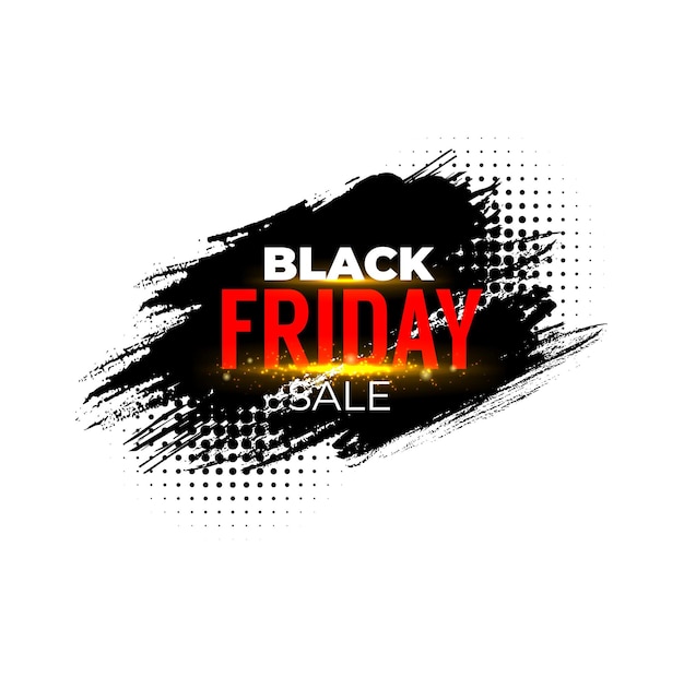 Bannière De Vente Black Friday, Promotion De Remise En Magasin