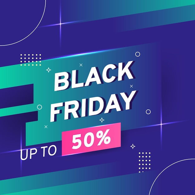 Bannière de vente Black Friday