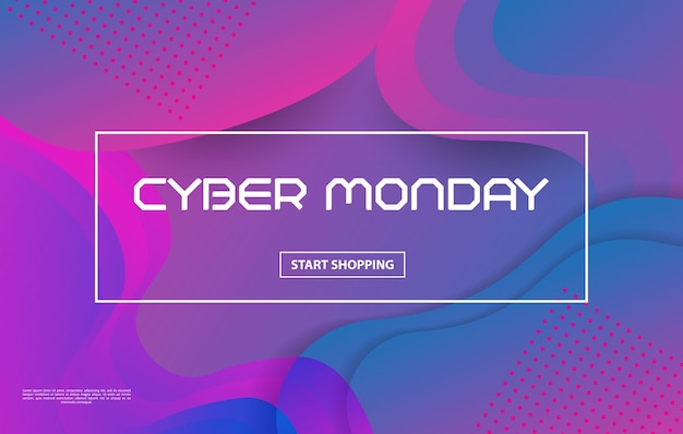 Bannière De Vente Cyber Monday