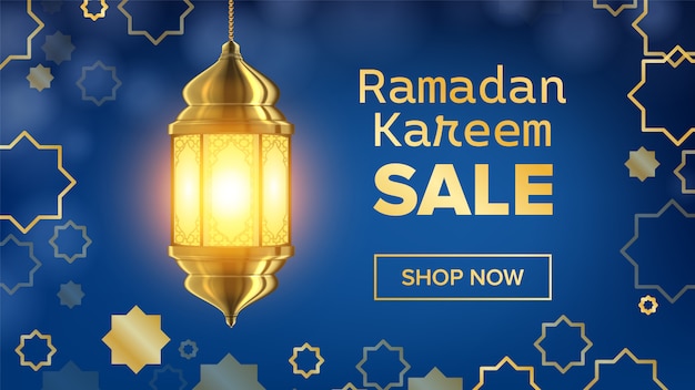 Bannière De Vente Du Ramadan