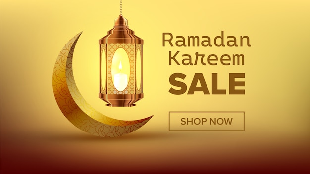 Bannière De Vente Du Ramadan