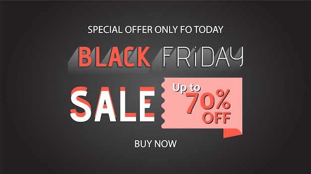 BANNIÈRE DE VENTE DU VENDREDI NOIR FOND DE VENTE DU VENDREDI NOIR