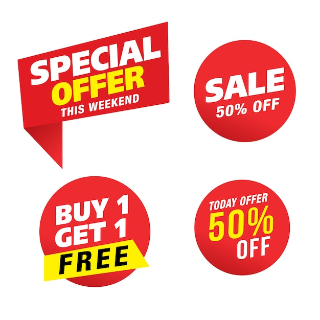 Bannière de vente et offre spéciale