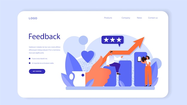 Bannière Web de gestion de marque ou conception unique de page de destination