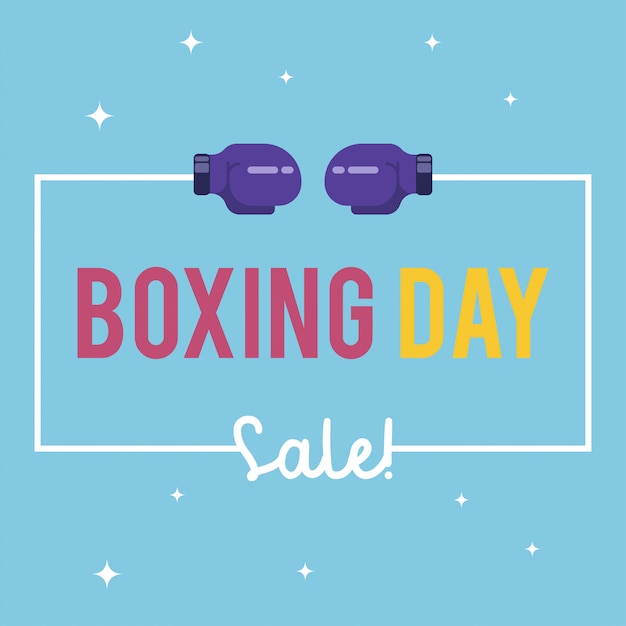 Bannière Web De Vente De Boxe