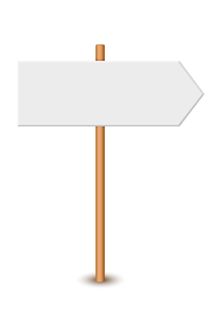 Vecteur bannières de démonstration de signe de piquetage affiche de protestation de transparence publique concevoir des panneaux vierges avec des bâtons modèle de supports en bois élément de piquet de signe de concept