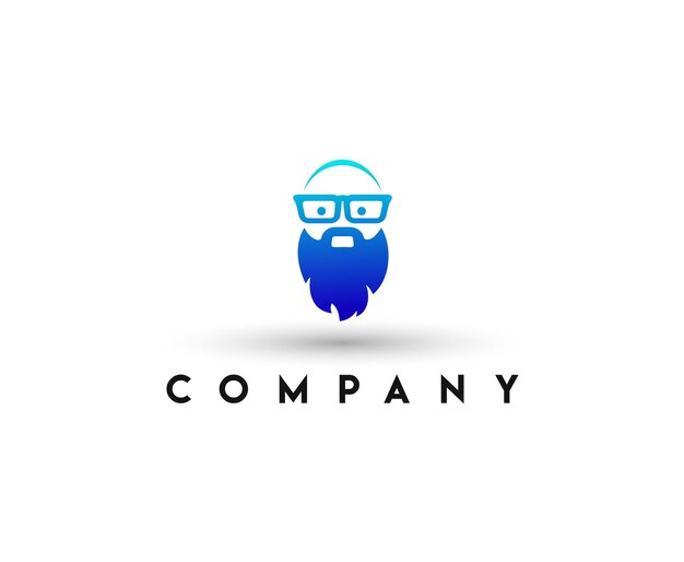 Barbe Geek Logo Social Geek Logo Barbe Geek Logo