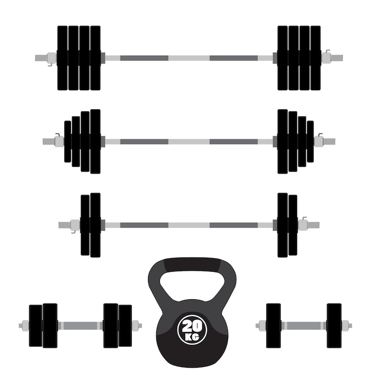 Barbell, haltères pour la gym