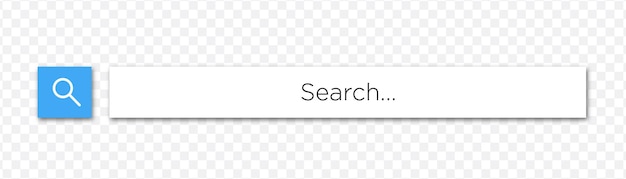 Barre De Recherche élément Web Avec Champ De Texte Et Bouton De Recherche Navigateur De Recherche Barre De Recherche Pour L'interface Utilisateur