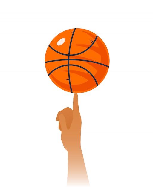 Basketball Skills Closeup Illustration