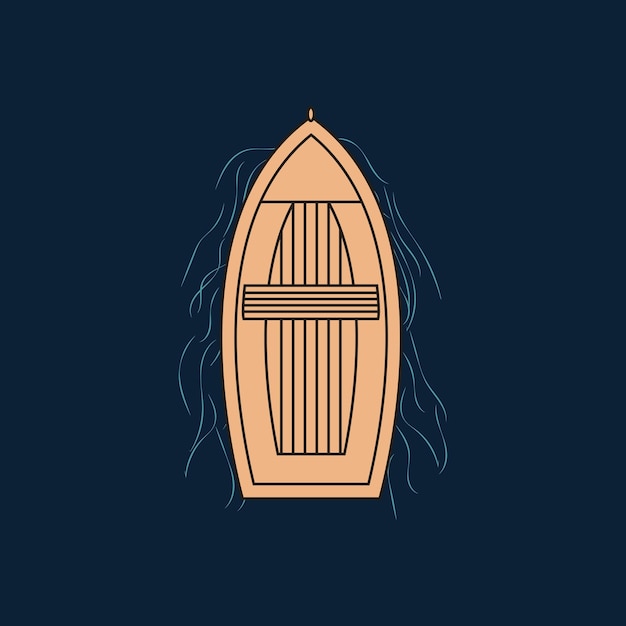 Bateau à Voile Et Conception De Modèle D'illustration Vectorielle Seaicon