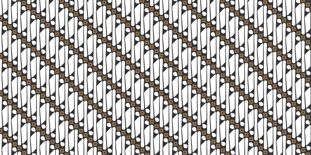 Batik parang yogyakarta illustration vectorielle de conception pour le fond du papier peint et les éléments de conception