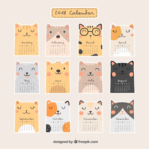 Beau Calendrier 2018