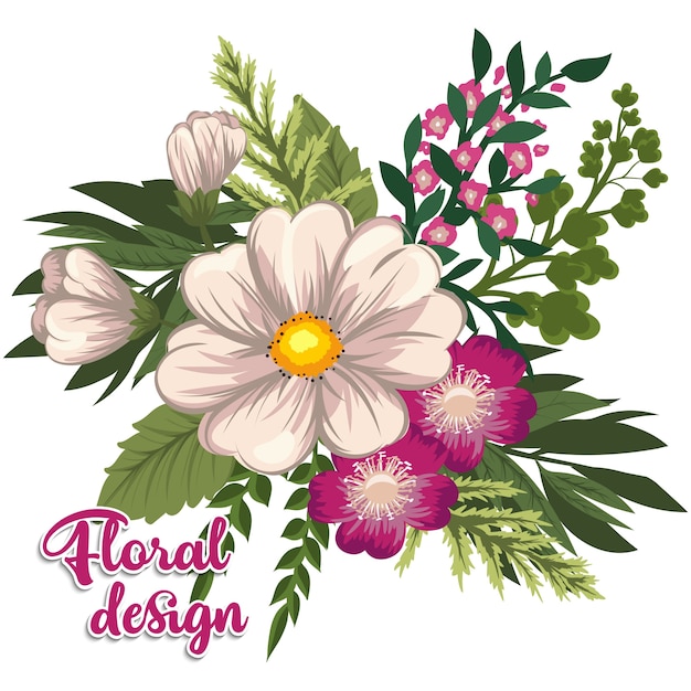 Beau design floral.