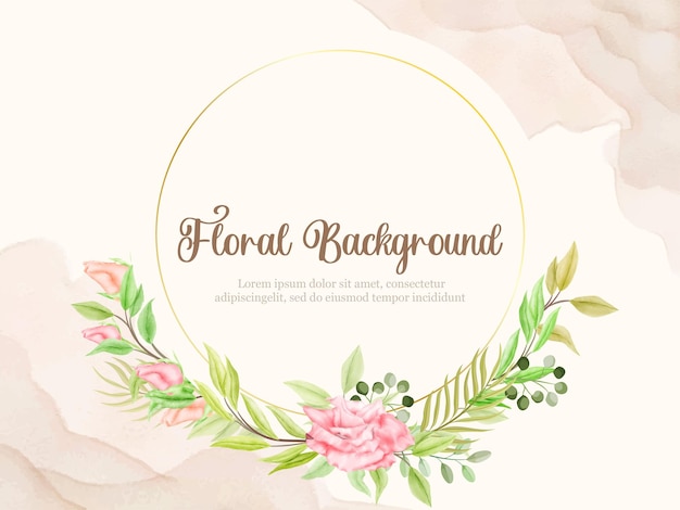 Beau fond de bannière florale pour mariage et fête d'anniversaire