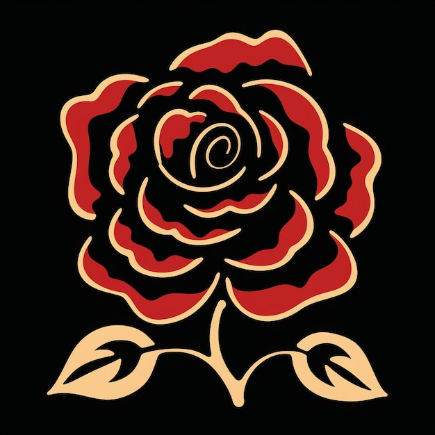 Un beau logo rose