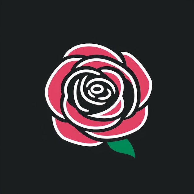 Un Beau Logo Rose