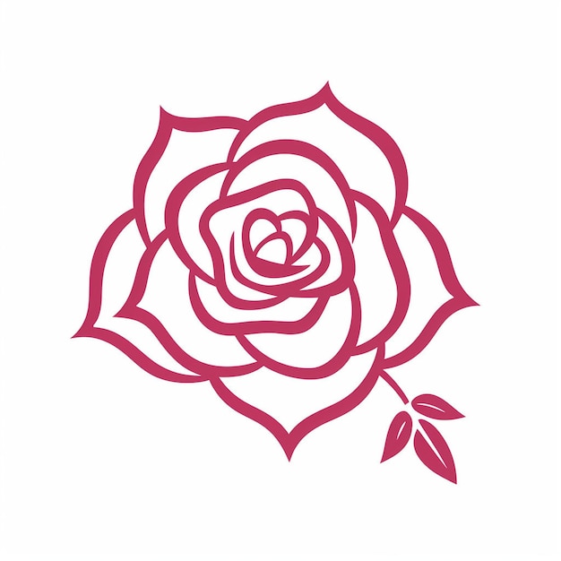 Un Beau Logo Rose