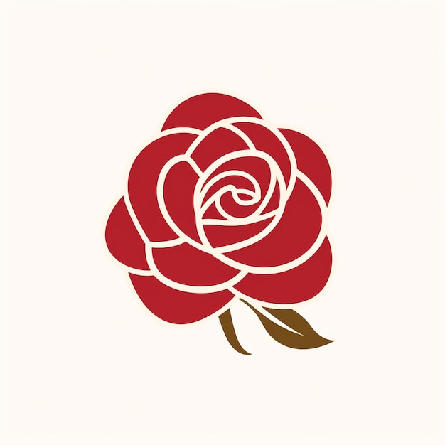 Un beau logo rose