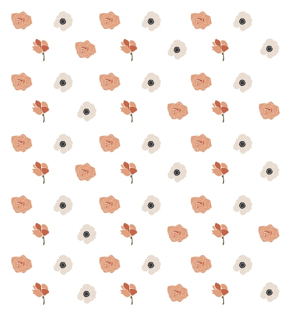 Beau motif floral, Saint Valentin