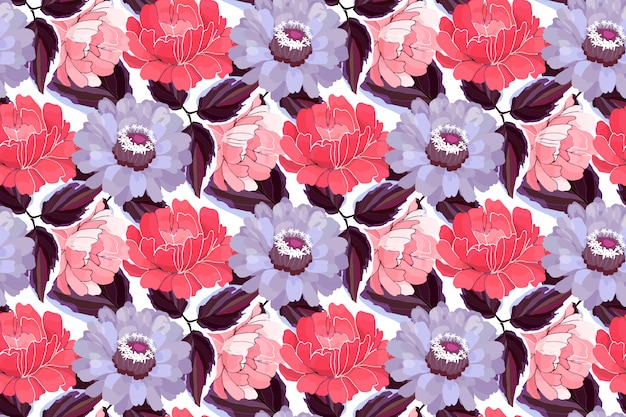 Beau Motif Floral.