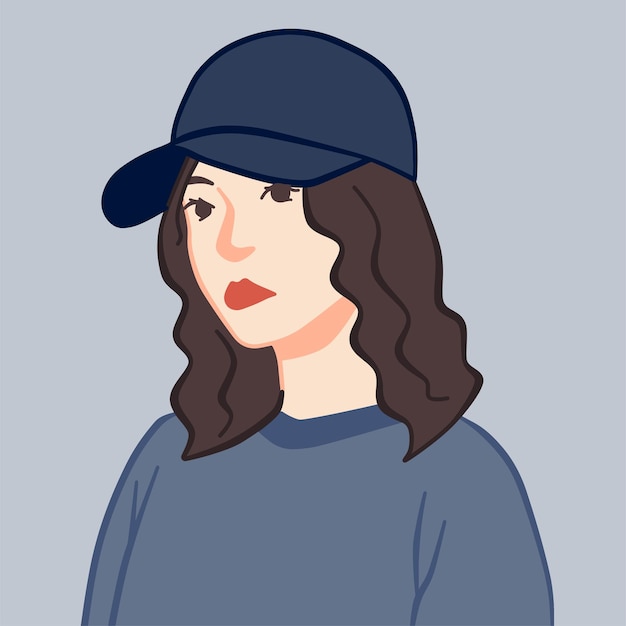 Beautiful Girl Using a Cap