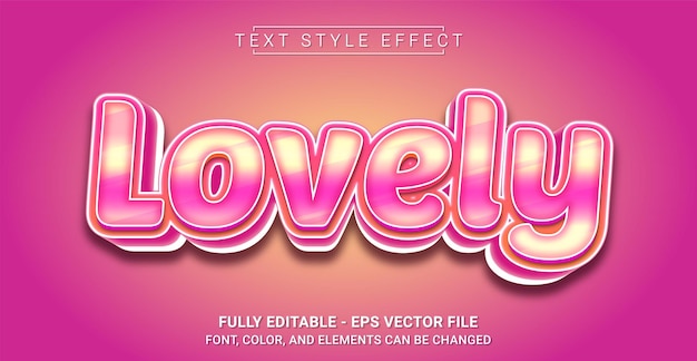 Bel effet de style de texte. Élément de conception graphique.
