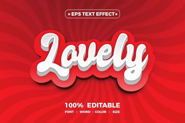 Bel effet de texte modifiable