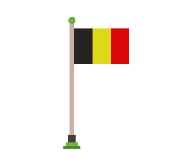 Vecteur belgium flag