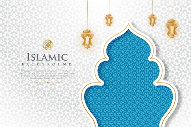 Vecteur belle conception de carte de voeux ramadan kareem avec l'art du mandala