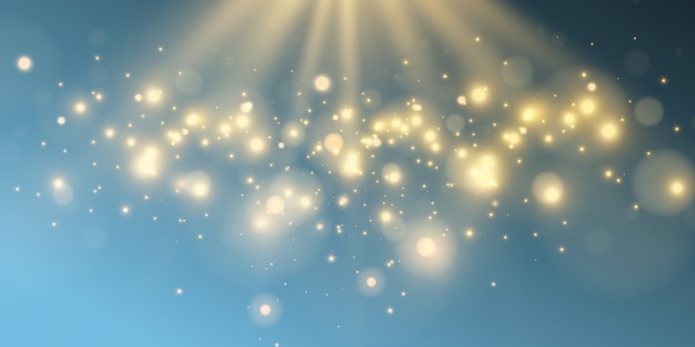 Belle étoile brillante. illustration d'un effet de lumière sur un fond transparent.