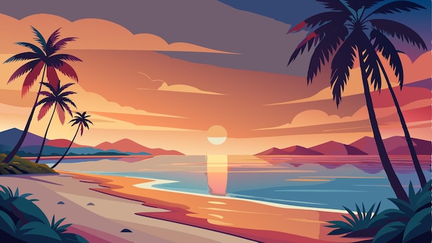 Une belle illustration du paysage