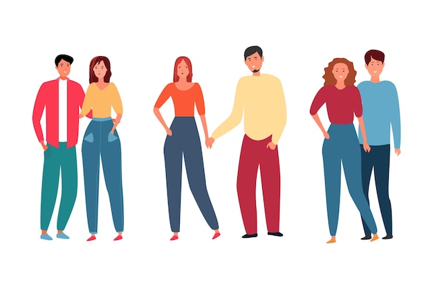 Belle illustration pour le style de vie de conception de mode Illustration vectorielle plane