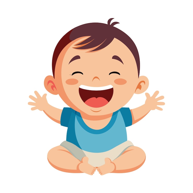 Vecteur une belle illustration vectorielle pour bébés