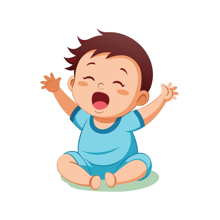 Vecteur une belle illustration vectorielle pour bébés