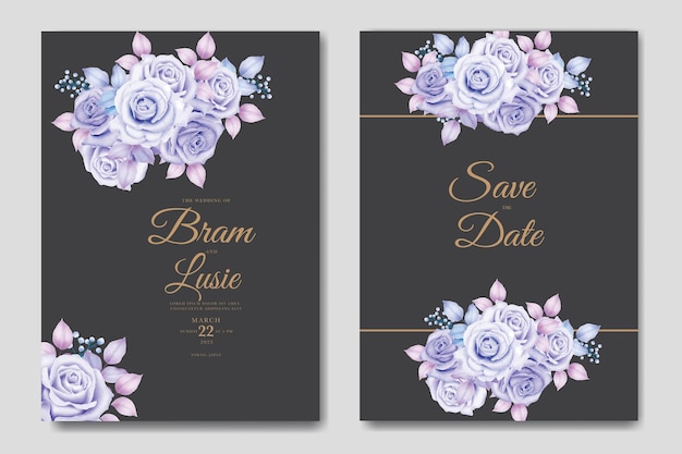 Belle Main Dessin Invitation De Mariage Design Floral