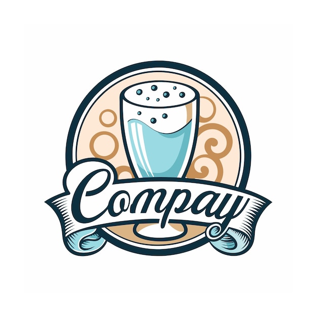 Une belle et unique conception de logo pour une entreprise d'alimentation et de restauration